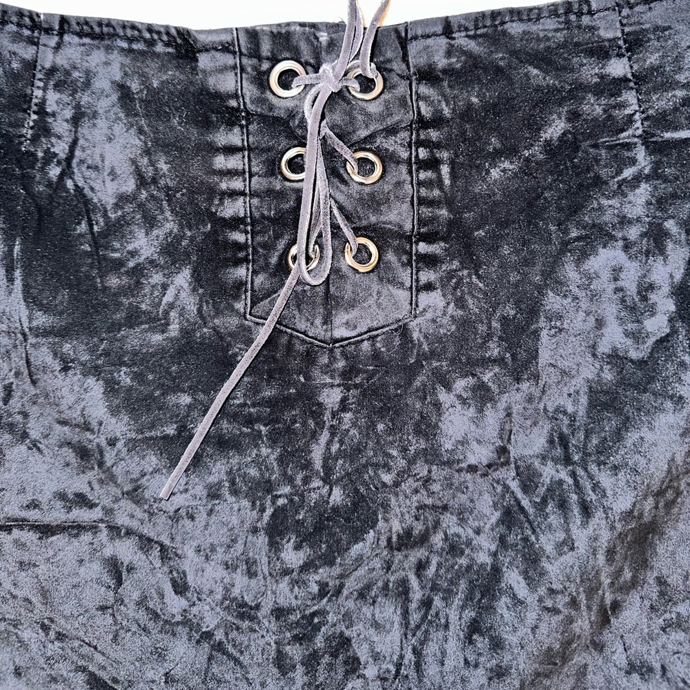Express black suede skirt - Picture 5 of 5
